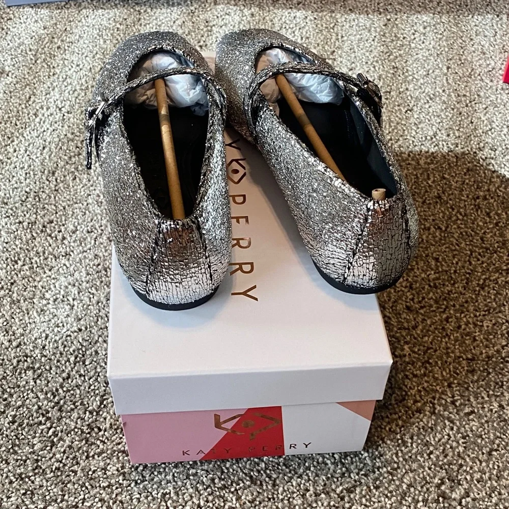 Katy Perry Collections Metallic Flats